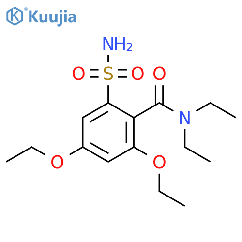 Benzamide, 2-(aminosulfonyl)-4,6-diethoxy-N,N-diethyl- structure