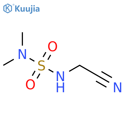 (cyanomethyl)(dimethylsulfamoyl)amine structure
