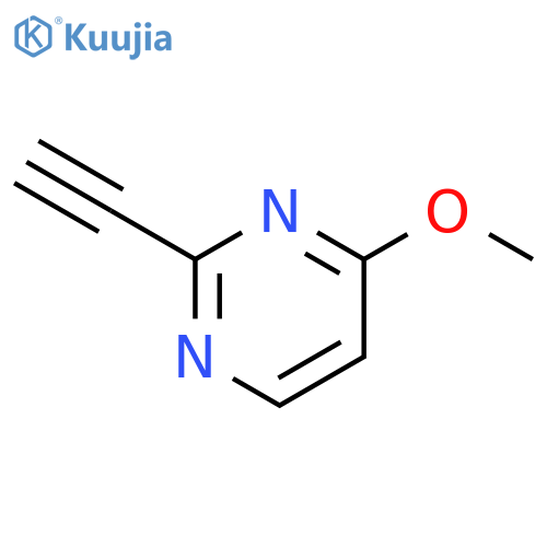 2-ethynyl-4-methoxypyrimidine structure