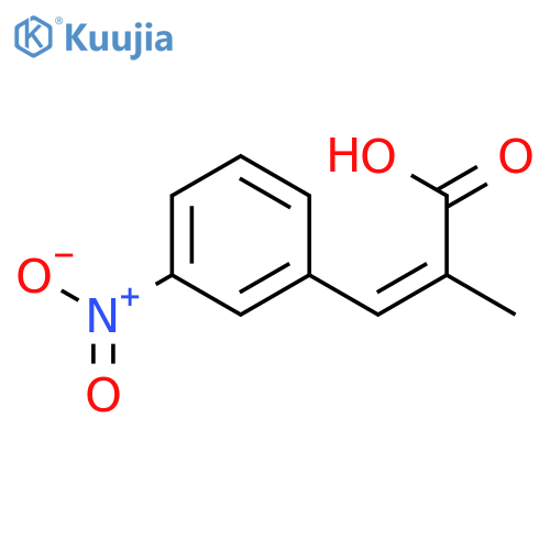 2-methyl-3-(3-nitrophenyl)prop-2-enoic Acid structure