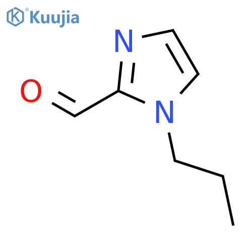 1-Propyl-1H-imidazole-2-carbaldehyde structure