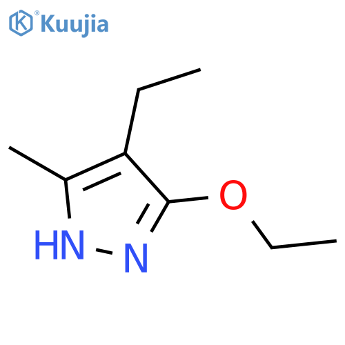1H-Pyrazole,3-ethoxy-4-ethyl-5-methyl- structure