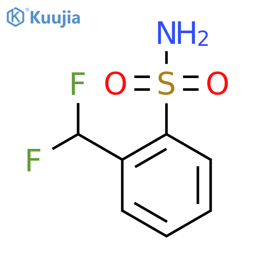2-(difluoromethyl)benzene-1-sulfonamide structure