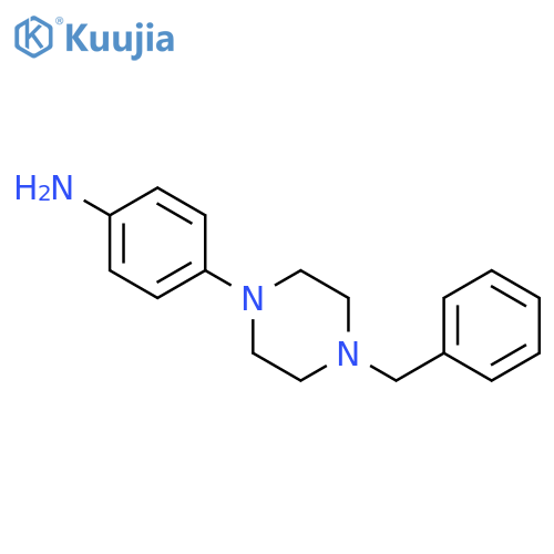 4-(4-benzylpiperazin-1-yl)aniline structure