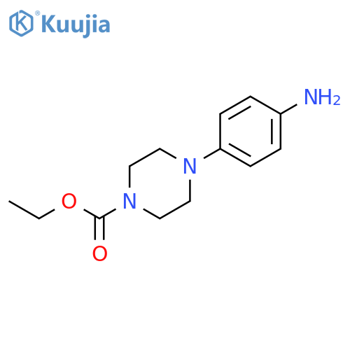Ethyl 4-(4-aminophenyl)piperazine-1-carboxylate structure
