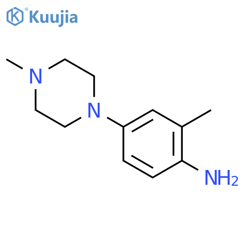 2-Methyl-4-(4-methylpiperazin-1-yl)aniline structure
