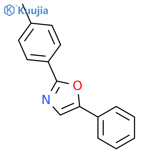 Oxazole,2-(4-methylphenyl)-5-phenyl- structure
