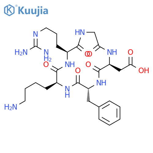 Cyclo(-RGDfK) structure