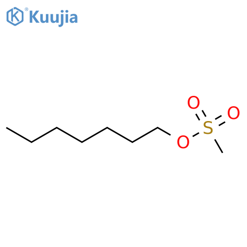 Methanesulfonic acid, heptyl ester structure