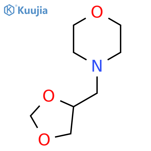 4-[(1,3-Dioxolan-4-yl)methyl]morpholine structure
