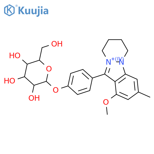 Nigellidine; 1-Me ether, 4'-O-β-D-glucopyranoside structure
