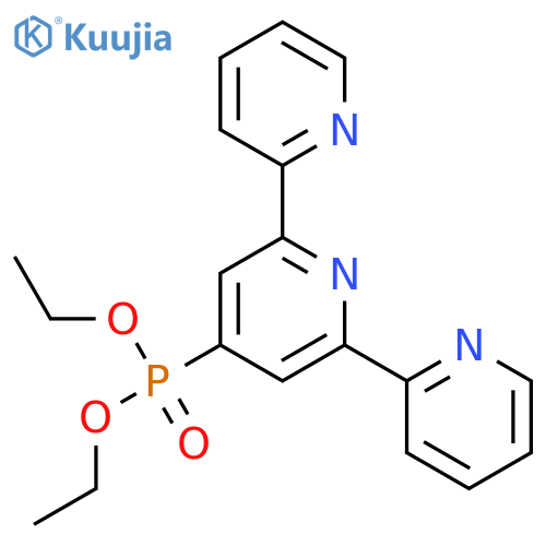 Diethyl 2,2':6',2''-terpyridine-4'-phosphonate structure