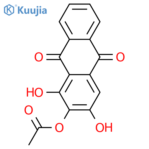 1,2,3-Trihydroxyanthraquinone; 2-Ac structure