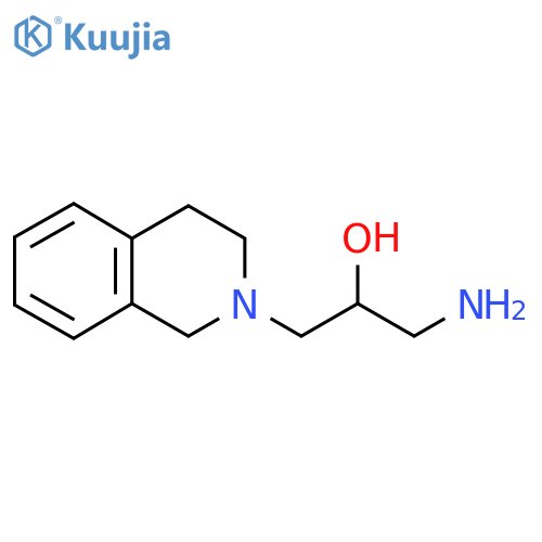 (2R)-1-amino-3-(3,4-dihydro-1H-isoquinolin-2-yl)propan-2-ol structure