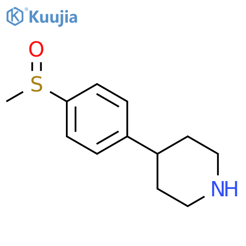 4-(4-methylsulfinylphenyl)piperidine structure