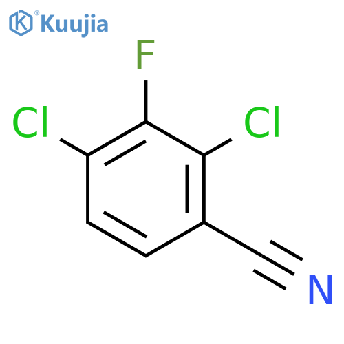2,4-Dichloro-3-fluorobenzonitrile structure