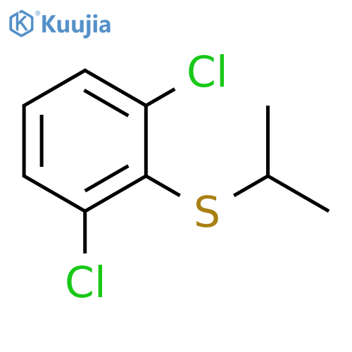 1,3-dichloro-2-propan-2-ylsulfanylbenzene structure