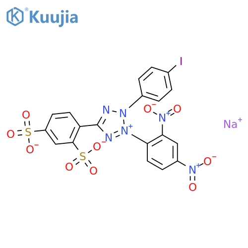4-3-(4-Iodophenyl)-2-(2,4-dinitrophenyl)-2H-5-tetrazolio-1,3-benzenedisulfonate Sodium Salt structure