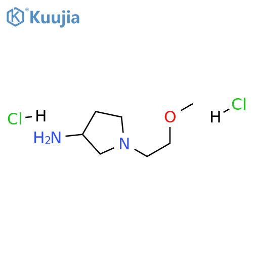 1-(2-methoxyethyl)pyrrolidin-3-amine;dihydrochloride structure