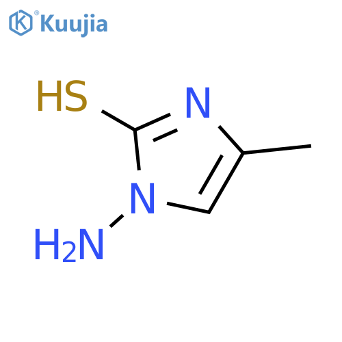 1-Amino-4-methyl-1H-imidazole-2-thiol structure