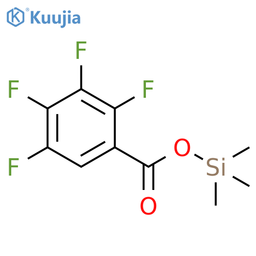 Trimethylsilyl 2,3,4,5-tetrafluorobenzoate structure