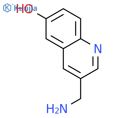 3-(aminomethyl)quinolin-6-ol structure