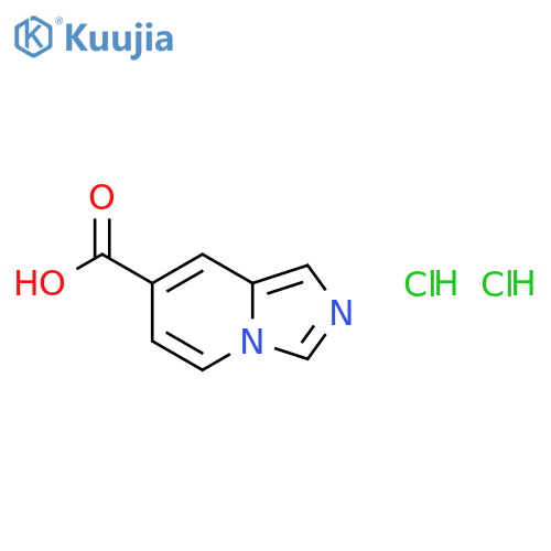 Imidazo[1,5-a]pyridine-7-carboxylic acid dihydrochloride structure