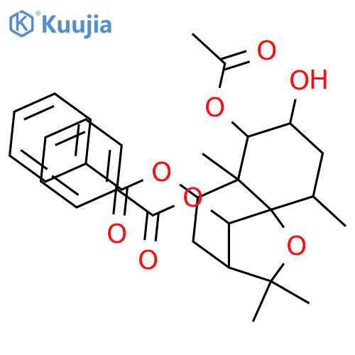1,2,6,9-Tetrahydroxydihydro-β-agarofuran; (1β,2β,6β,9β)-form, 6,9-Dibenzoyl, 1-Ac structure