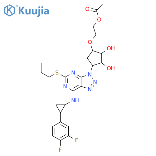 Ticagrelor Acetate structure
