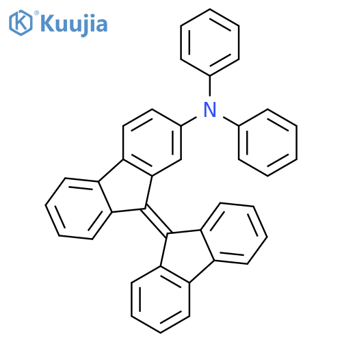9H-Fluoren-2-amine, 9-(9H-fluoren-9-ylidene)-N,N-diphenyl- structure