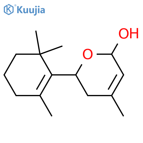 5,6-Dihydro-4-methyl-6-(2,6,6-trimethyl-1-cyclohexen-1-yl)-2H-pyran-2-ol structure