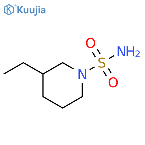1-Piperidinesulfonamide,3-ethyl- structure
