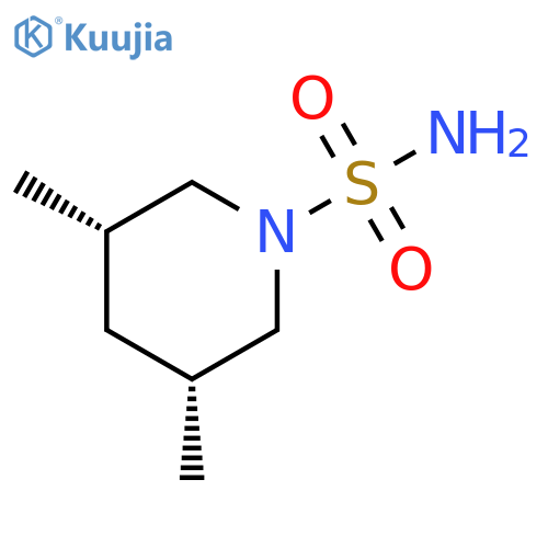 1-Piperidinesulfonamide,3,5-dimethyl-,cis-(8CI) structure
