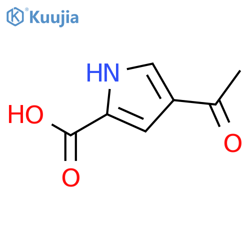 4-Acetyl-1H-pyrrole-2-carboxylic acid structure