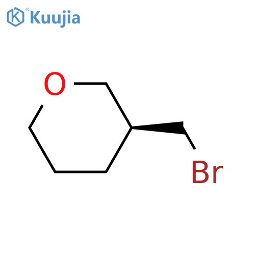 (3S)-3-(bromomethyl)oxane structure