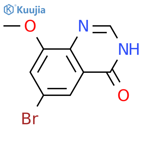 6-bromo-8-methoxy-3,4-dihydroquinazolin-4-one structure
