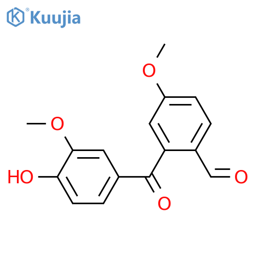 2-Formyl-3',4',5-trihydroxybenzophenone; 3',5-Di-Me ether structure