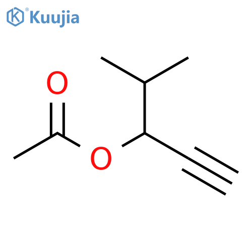 1-Pentyn-3-ol, 4-methyl-, 3-acetate structure