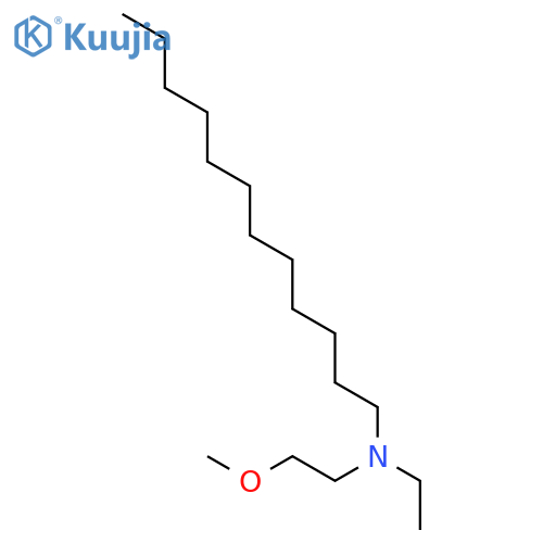 1-Dodecanamine, N-ethyl-N-(2-methoxyethyl)- structure