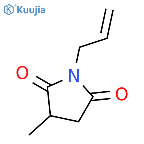 (R)-2,5-Pyrrolidinedione, 3-methyl-1-(2-propenyl)- structure