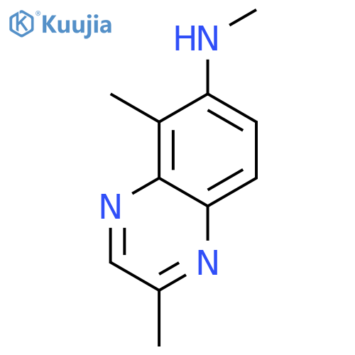 6-Quinoxalinamine,N,2,5-trimethyl- structure