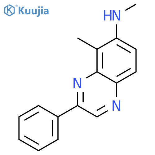 6-Quinoxalinamine,N,5-dimethyl-3-phenyl- structure