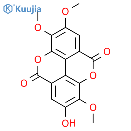 [1]Benzopyrano[5,4,3-cde][1]benzopyran-5,10-dione,2-hydroxy-3,7,8-trimethoxy- structure