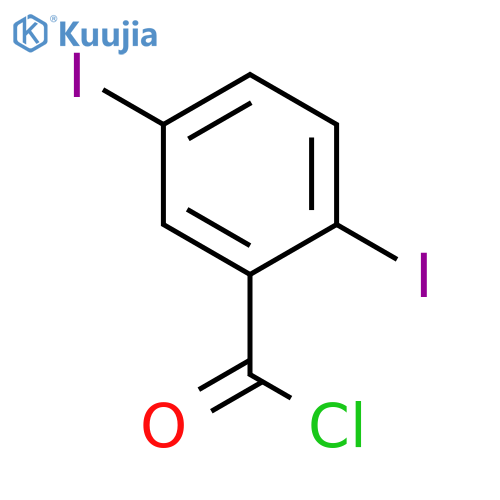 Benzoyl chloride, 2,5-diiodo- structure