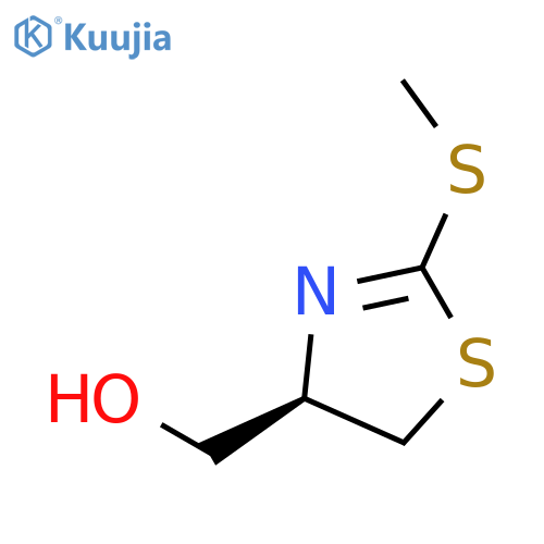 4-THIAZOLEMETHANOL, 4,5-DIHYDRO-2-(METHYLTHIO)-, (R)- structure