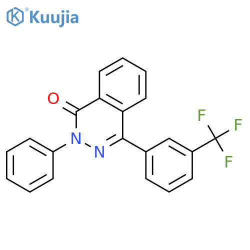 1(2H)-Phthalazinone, 2-phenyl-4-[3-(trifluoromethyl)phenyl]- structure