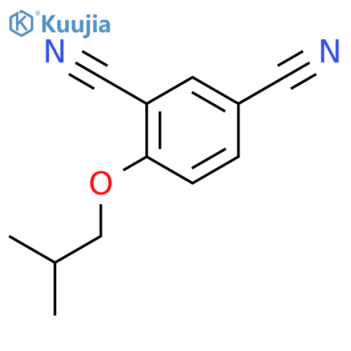 4-Isobutyloxy-1,3-benzenedicarbonitrile structure