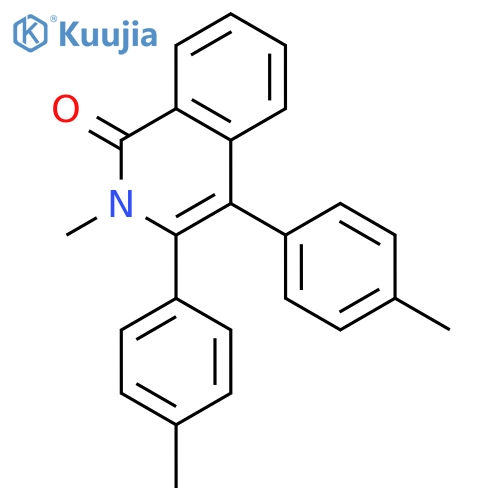 1(2H)-Isoquinolinone, 2-methyl-3,4-bis(4-methylphenyl)- structure