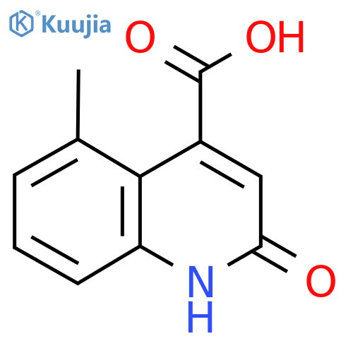 5-Methyl-2-oxo-1,2-dihydroquinoline-4-carboxylic acid structure