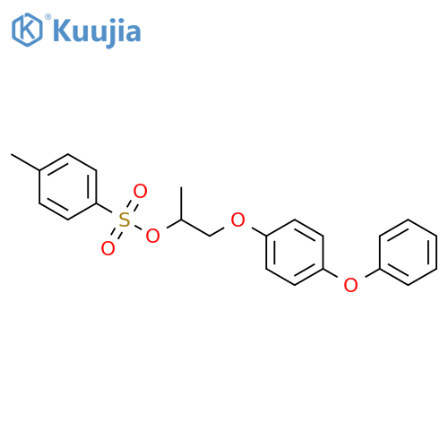 2-Propanol, 1-(4-phenoxyphenoxy)-, 2-(4-methylbenzenesulfonate) structure